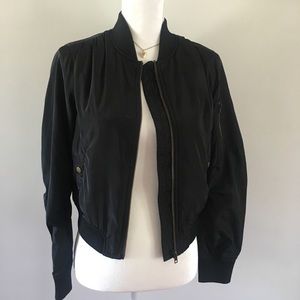 Romeo + Juliet Black Bomber Jacket